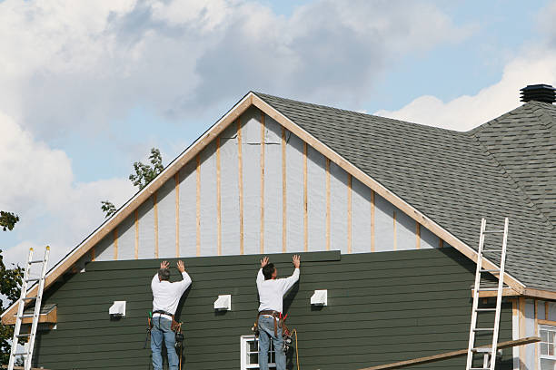 Professional Siding Repair technician working in Baden, PA